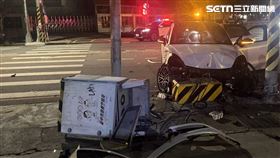 酒駕,海派,酒店,台中,保時捷,對撞,車禍（圖／翻攝畫面）