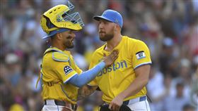 ▲紅襪先發投手克羅謝（Garrett Crochet）生涯首場完投就是完封勝。（圖／美聯社／達志影像）