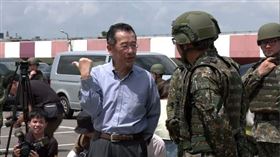 ▲國防部長顧立雄視導進駐北市河濱公園的愛國者飛彈部隊。（圖／翻攝畫面）