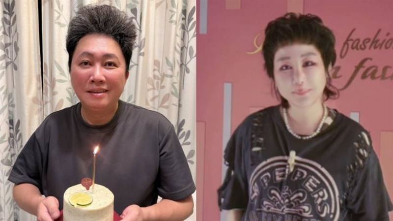 趙正平慶生照「撞臉藍心湄」　她本人親回