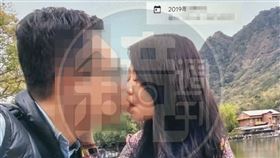 黃佳鈴（右）疑因不甘交往多年的A男（左）另結新歡，竟傳2人對話紀錄及親密合照向B女嗆聲。（讀者提供）