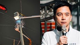 台電前線搶修斷電！牛煦庭卻嗆「情勒」（圖／台電提供、記者楊士誼攝影）
