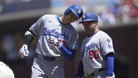 ▲大谷翔平延長賽獲得敬遠保送。（圖／美聯社／達志影像）