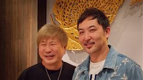 胡瓜與前女婿李進良（右）同台（圖／記者鍾智凱攝）