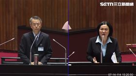 ▲陳玉珍質詢大法官被提名人詹鎮榮。（圖／翻攝畫面）