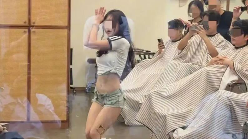 剪個頭差點以為走進夜店！網呼：越剪越熱