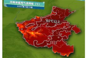 大陸出現44°高溫「如蒸鍋」民眾躲防空洞（圖／微博）