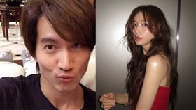 言承旭、林志玲。（圖／翻攝自微博、臉書）