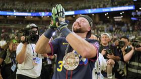 ▲聯盟全壘打王洛利（Cal Raleigh）奪下本屆全壘打大賽冠軍。（圖／美聯社／達志影像）