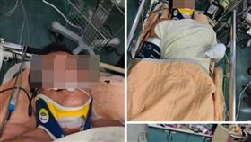 台電李姓員工的父親在臉書發文為兒子祈禱。（屠/讀者提供）