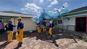 丹娜斯颱風,災區,嘉義,高雄市消防總隊