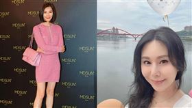 洪曉蕾（右）曾遭名媛錢德月（左）介入婚姻。（合成圖，翻攝自洪曉蕾臉書、資料照）
