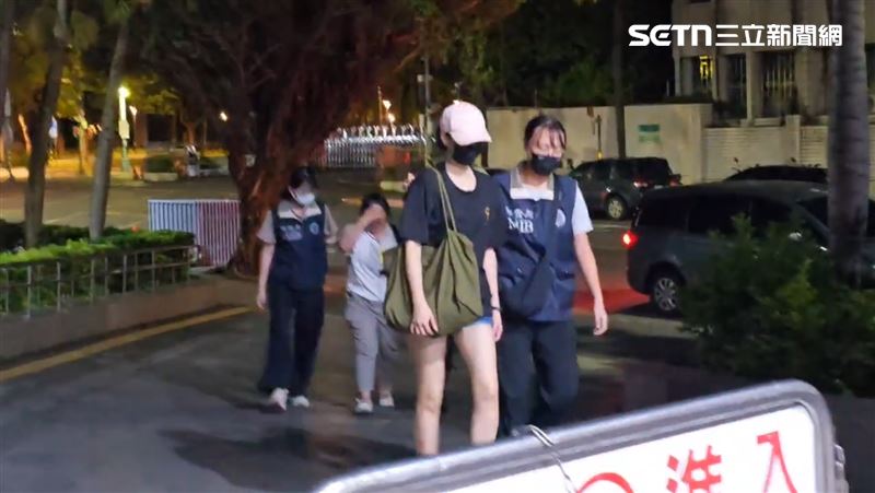張綱維的范姓空姐女友訊後被無保請回。(圖/翻攝畫面)