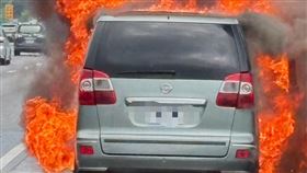 火警,廂型車,駕駛,老翁