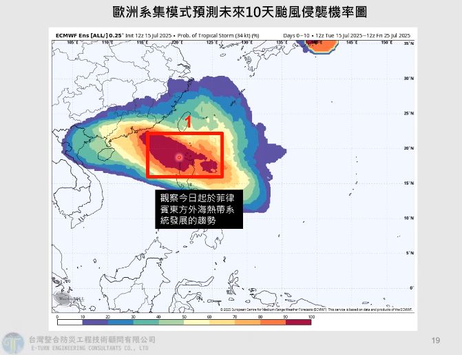 賈新興表示,未來10天內可能有2個颱風生成。(圖/翻攝自賈新興YouTube)