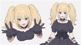 ▲馬斯克94狂！Grok推AI伴侶Ani穿黑絲狂晃　因太情色被要求下架（圖／翻攝自XXX網站） 