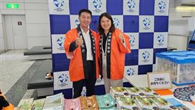 ▲許智傑赴日參加高雄到仙台直飛航線首航典禮（圖／許智傑國會辦公室提供） 