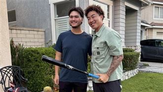 郭泓志教龍仔揮棒　蔡其昌虧：來明星賽打