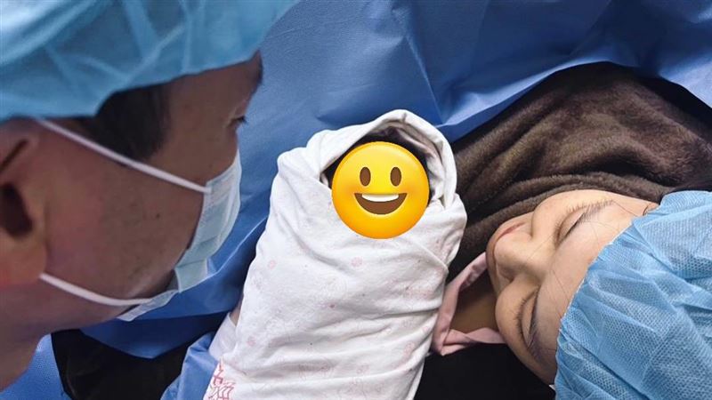 劉雨柔平安生下女兒。(圖/翻攝自劉雨柔IG)