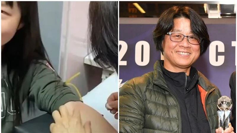 女足隊教練周台英(右)被爆要求選手配合國科會研究計畫「抽血換學分」。(圖/翻攝自足協官網、受害學生Threads )