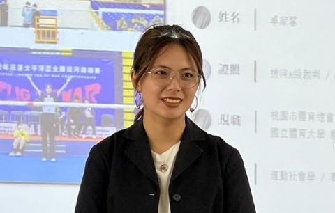卓家馨目前在國立體育大學讀體育研究所博士班。(圖/翻攝自卓家馨臉書)