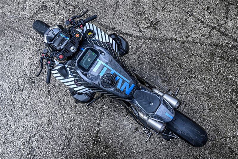 BMW Titan概念機車。(翻攝BMW網站)