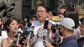 ▲民進黨秘書長林右昌出席「護國大遶境」新北集結出發儀式。（圖／記者劉秀敏攝影）