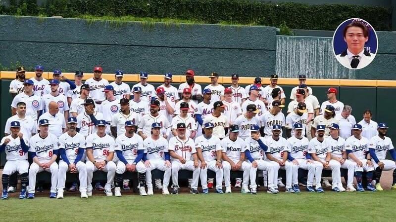 大谷翔平IG發文把山本由伸P圖在照片右上方。(圖/翻攝自大谷翔平 IG)
