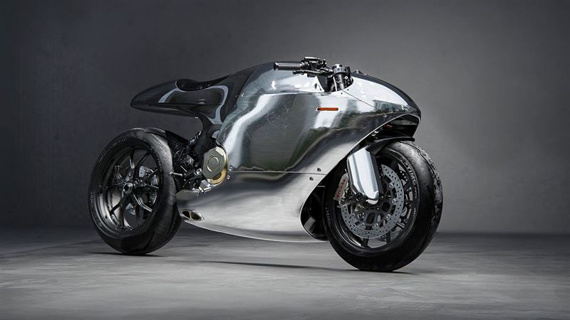 Bandit9 Ducati 821擁有平滑的鋁製車殼。（翻攝Bandit9網站）