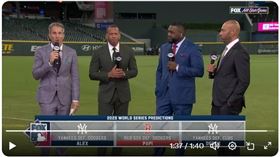 ▲擔任《FOX》球評的3大球星分別預測哪隊今年會奪冠。（圖／翻攝自FOX Sports: MLB X）