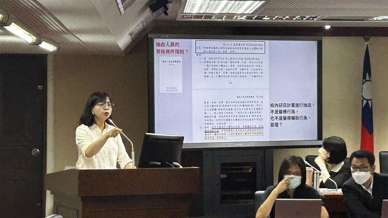 台師大案綠委揭1事批：阿貓阿狗都能抽血