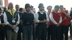 AIT處長谷立言現身防空演習（圖／翻攝畫面）