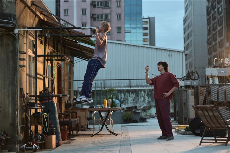 林家熙為戲打拳。（圖／華映提供）