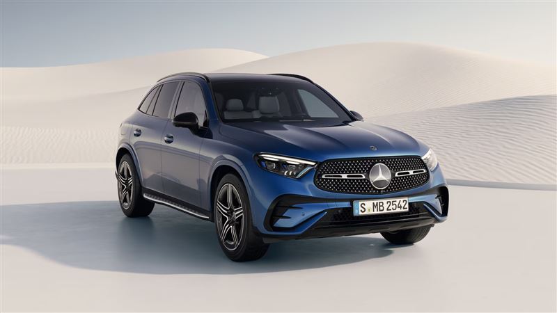 非美製的賓士GLC休旅車槍面臨定價困境。（翻攝Mercedes-Benz網站）
