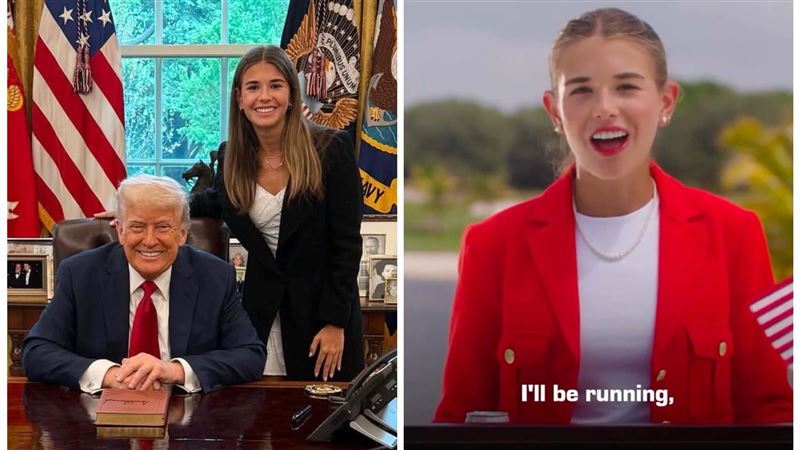川普孫女18歲身價破6億　偽參選廣告曝光