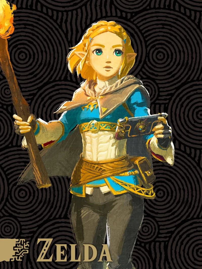 《薩爾達傳說》主角薩爾達在「王國之淚」中的造型。(圖/翻攝臉書@The Legend of Zelda)