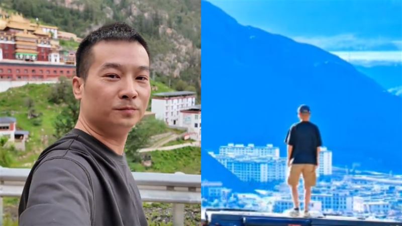 中國旅行網紅郭建峰猝逝,享年41歲。(合成圖/翻攝自鈦途TITO TITANIUM抖音)