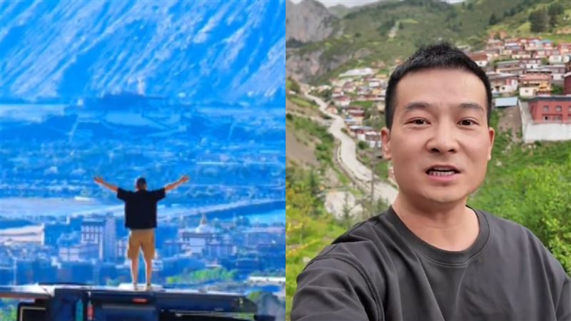 郭建峰年僅41歲就過世,最後身影讓許許多人看了心痛。(合成圖/翻攝自鈦途TITO TITANIUM抖音)