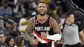 ▲里拉德（Damian Lillard）重返前東家拓荒者。（圖／美聯社／達志影像）