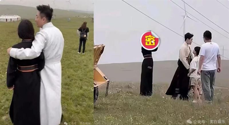 汪小菲緊盯女兒,滿臉是寵溺與驕傲。(圖/翻攝自微博)