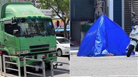 高雄市,三民區,車禍,聯結車,死亡,擦撞,同向,騎士,駕駛▲圖片描述。（圖／翻攝自Thread @why_0229）