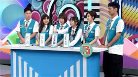 許孟哲（左起）跟夏宇童遭調侃。（圖／華視提供）