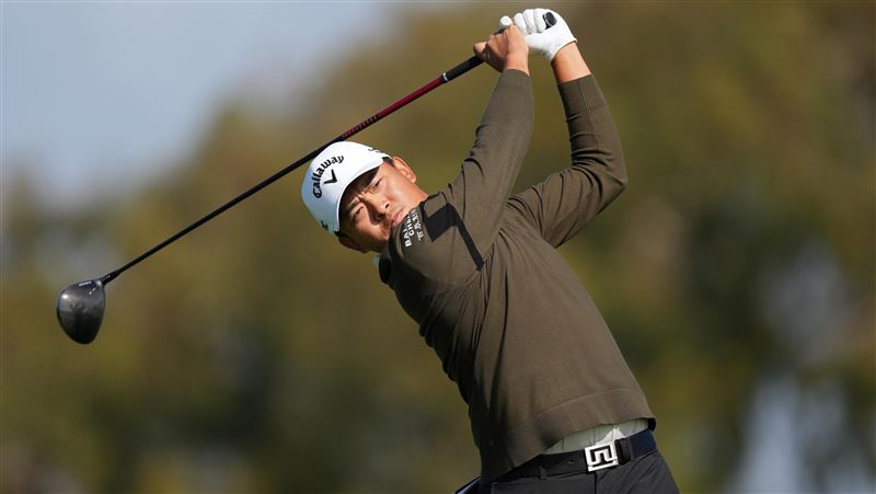 俞俊安初登PGA英國公開賽，首回合震撼教育繳79桿。（圖／中央社）