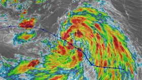 薇帕颱風。（圖／翻攝自NCDR天氣與氣候監測網）