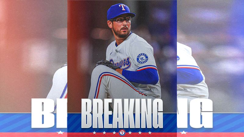 遊騎兵交易昔日頭號新秀鄧寧（Dane Dunning）去勇士。（圖／翻攝自Rangers Nation推特）
