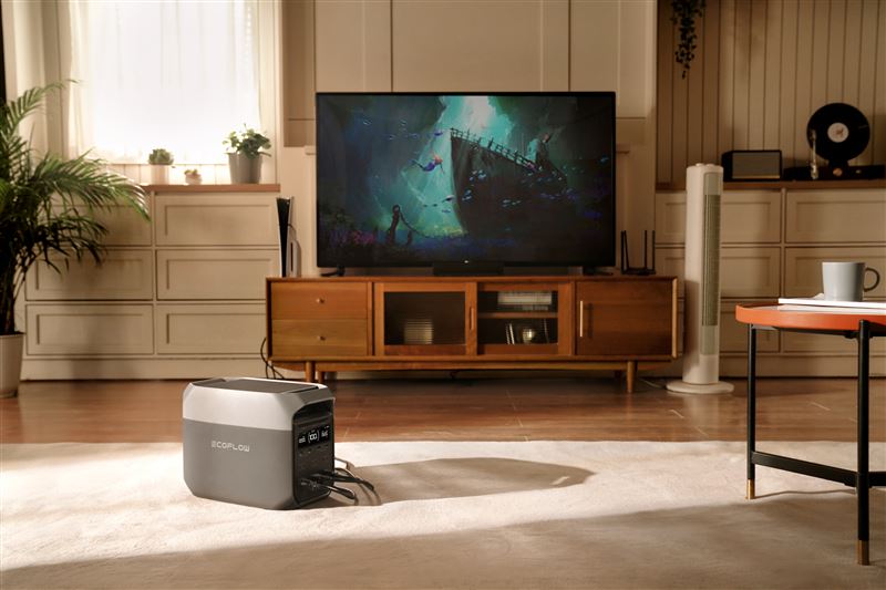 國際綠能儲能科技品牌《EcoFlow》推出全新一代 DELTA 3 家用儲能設備，支援高功率穩定供電，是智慧家庭與防災備用電源首選（圖/EcoFlow提供）