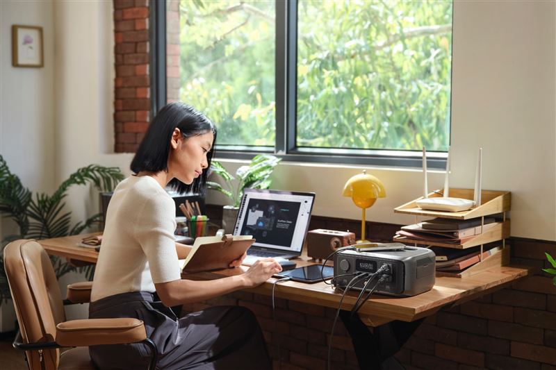 《EcoFlow》產品具備UPS不斷電系統功能，能在停電瞬間無縫切換供電，提供全方位電力保障障（圖/EcoFlow提供）