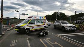 車禍事故現場情形。（圖／翻攝畫面）