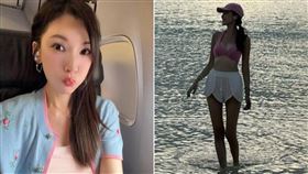 林志穎,陳若儀,馬爾地夫,關島,比基尼（翻攝陳若儀小紅書）