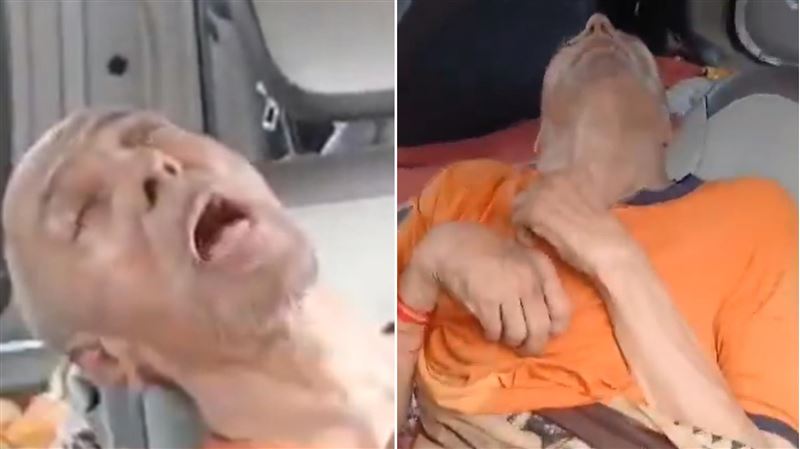 大熱天「老翁被綁車上活烤」悶到虛脫抽搐